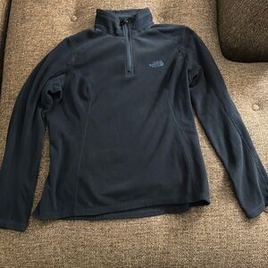 North Face fleece quarter zip